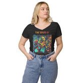 The sound of rebellion women’s fitted v-neck t-shirt - Beyond T-shirts